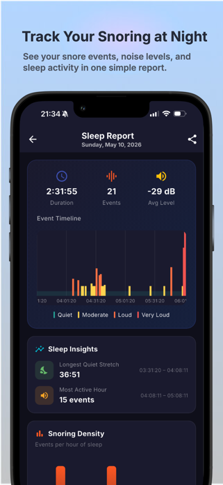 Snore Tracker - Sleep Recorder Screenshot 3 of 6