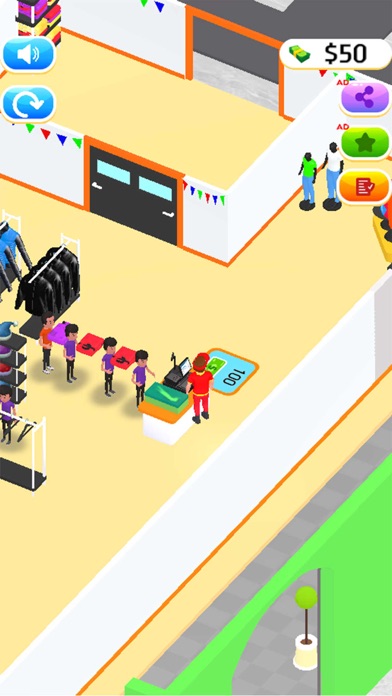 Mega Cloth Outlet Rush Screenshot