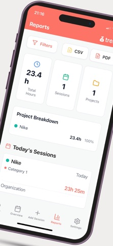 Trekki - Time Tracker screenshot