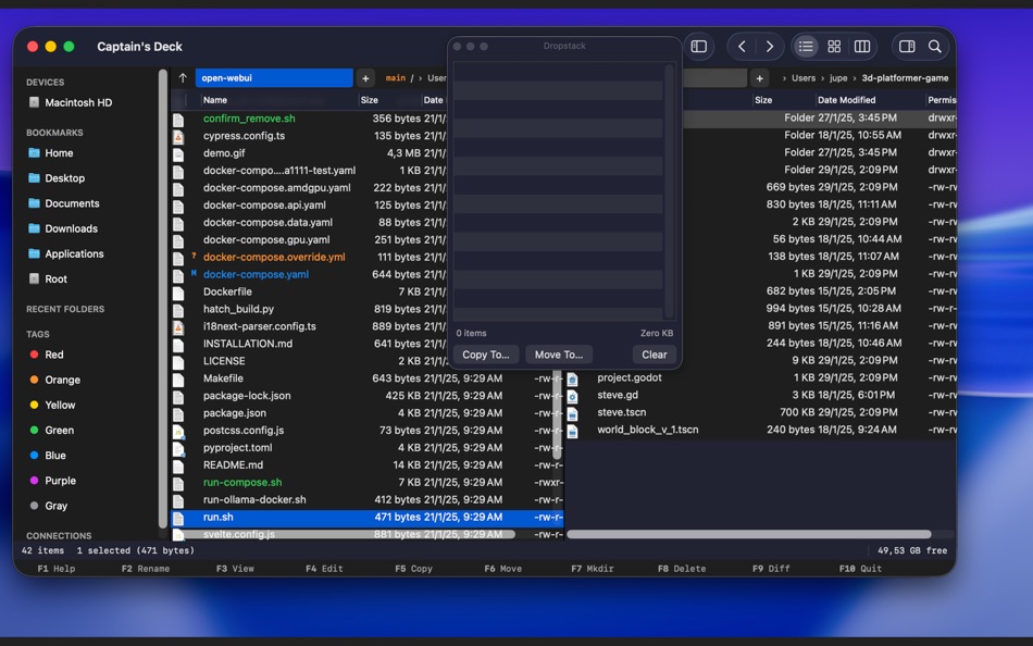 #8. Captain's Deck (macOS) Ved: ATHANASIOS CHONIAS
