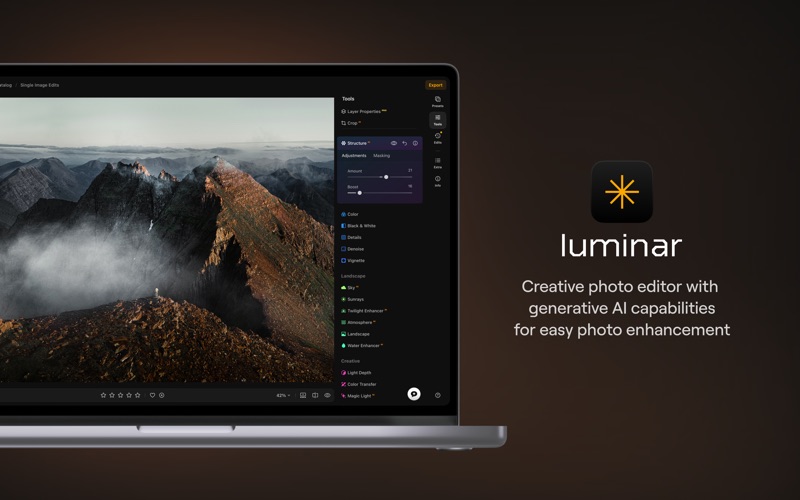 Luminar: AI Photo Editor Screenshot 1 of 10