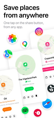 Everyplace — Save Your Spots screenshot