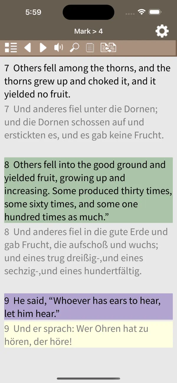 Screenshot #2 pour Seed Bible English German