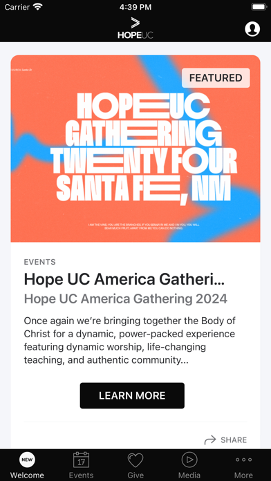 Hope UC Santa Fe Screenshot