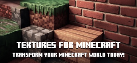 Mods for Minecraft PE ㅤ - Esta imagen destaca la capacidad de la aplicación para transformar el entorno, mostrando bloques con detalladas texturas de madera y realistas patrones de ladrillo.