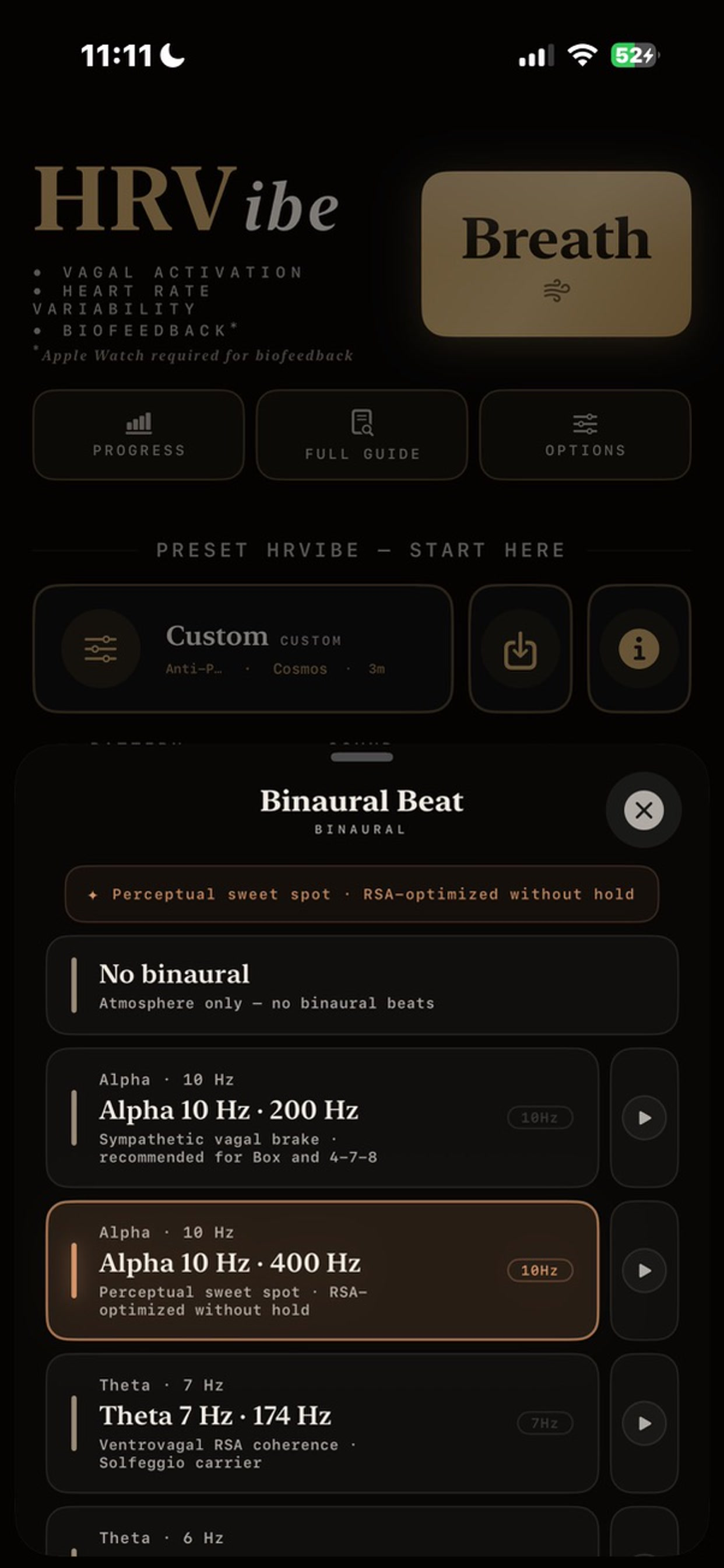 HRVibe — Breathe & HRV screenshot 7