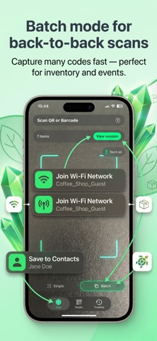 QR Code or Barcode iPhone screenshot