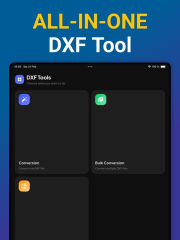 DXF File Reader Viewer PDF iPad screenshot