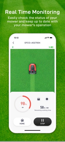 Efco_Robot Mower iPhone screenshot