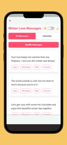 Romantic love messages. Screenshot 8 of 10