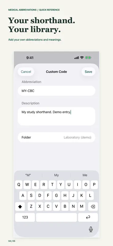 Medical Abbreviations: Quick screenshot 4 of 5