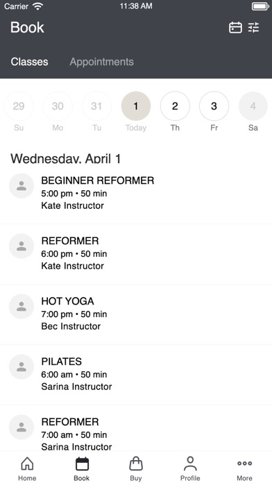 Defuse Pilates Screenshot 2 of 3
