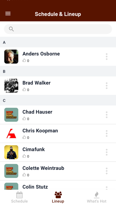 Park City Song Summit Screenshot