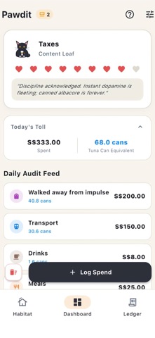 Pawdit: Cat Expense Tracker screenshot 3