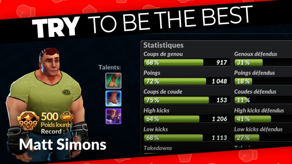 #1. MMA Manager 2: Ultimate Fight (iOS) By: Prey Studios