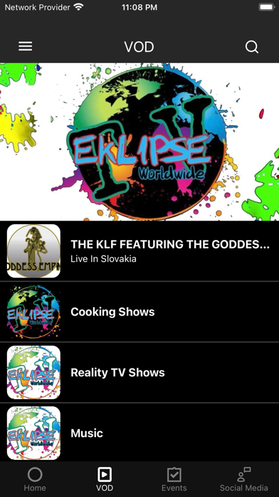 Eklipse Worldwide Television Screenshot