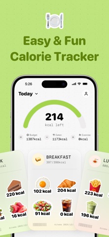 EatBetter - 可爱饮食手账 & 卡路里计算器 screenshot
