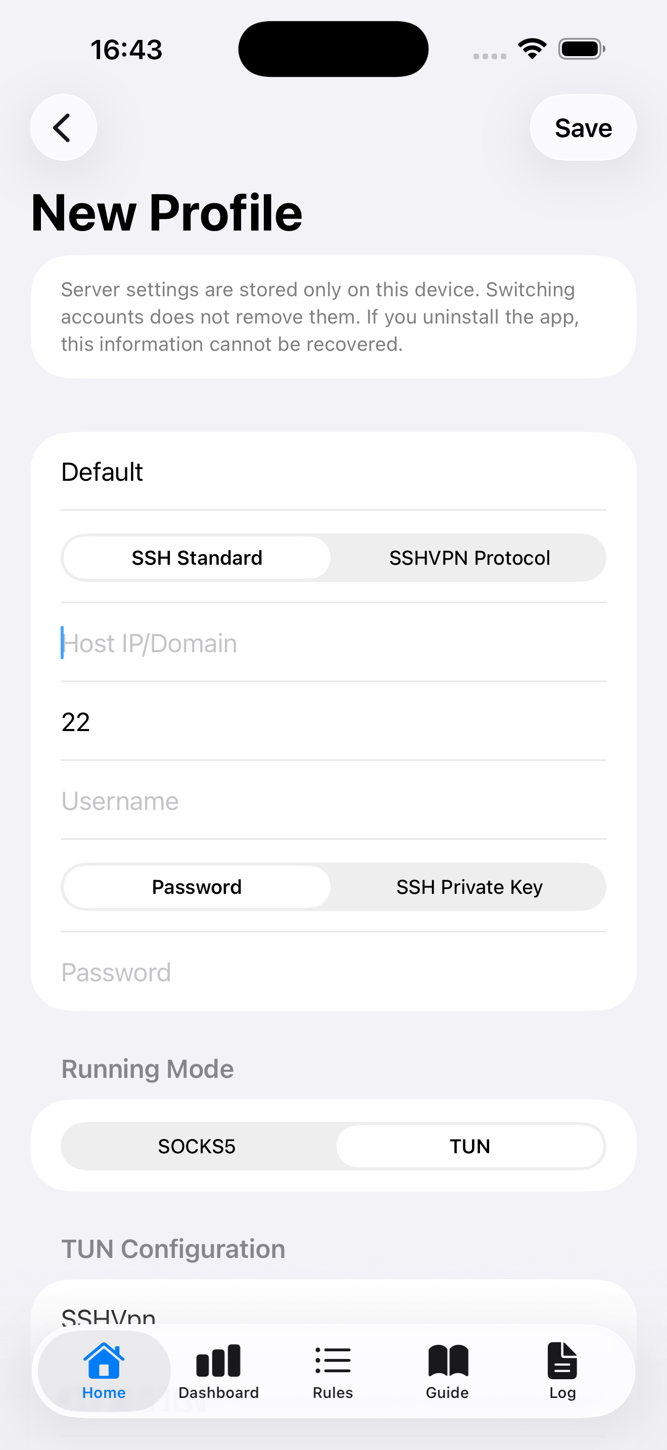 Easy Connect SSH