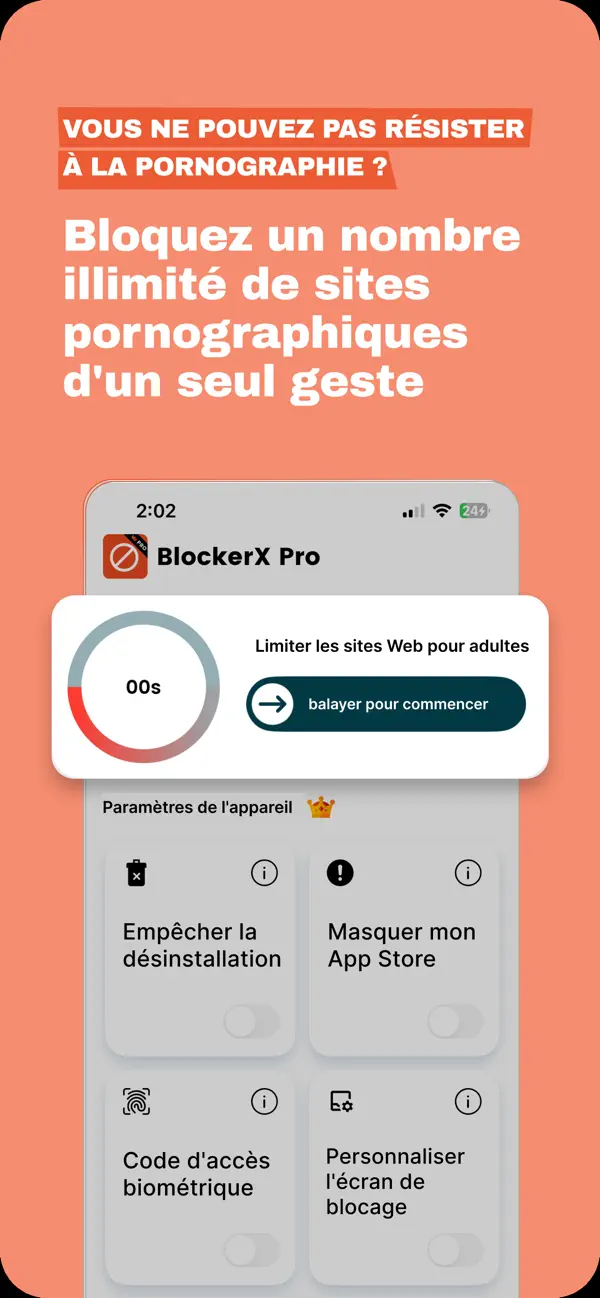 Screenshot #2 pour BlockerX: Bloqueur de Contenu