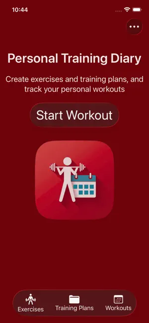 Personal Training Diary screenshot 1