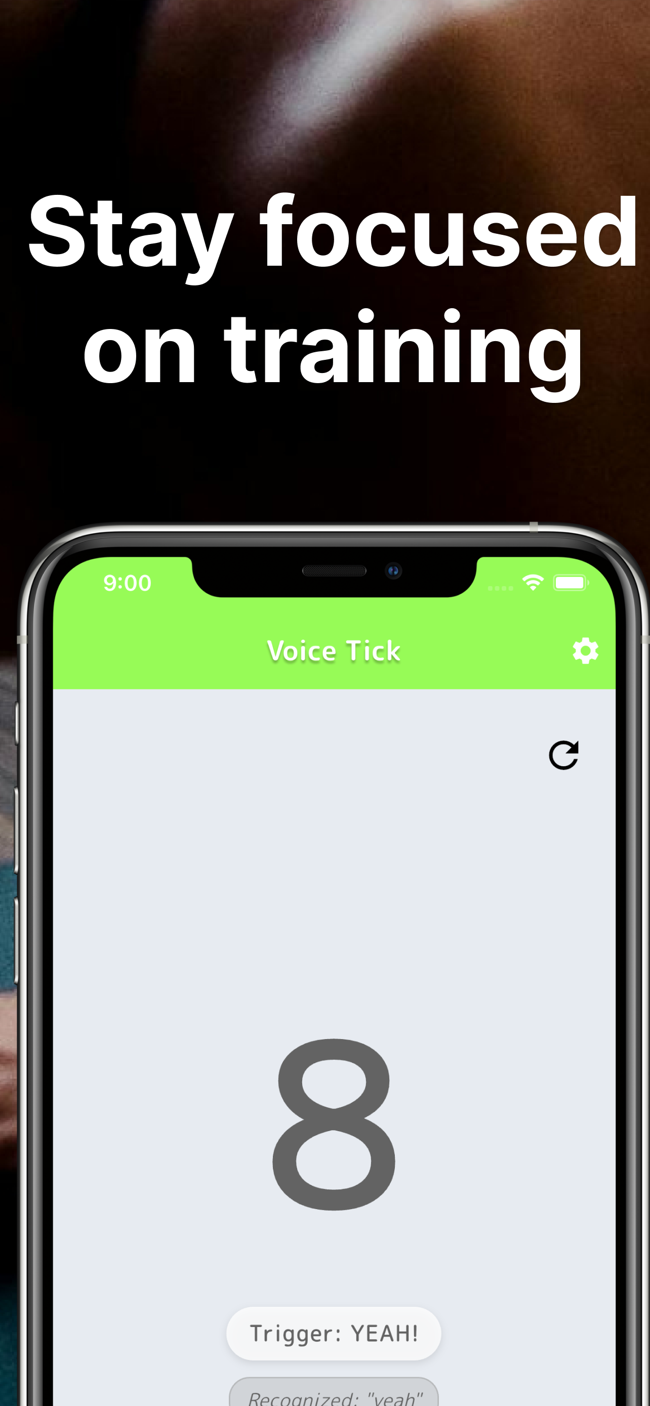 VoiceTick Counter