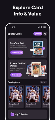 CardRadar・Sports Card Scanner iPhone screenshot