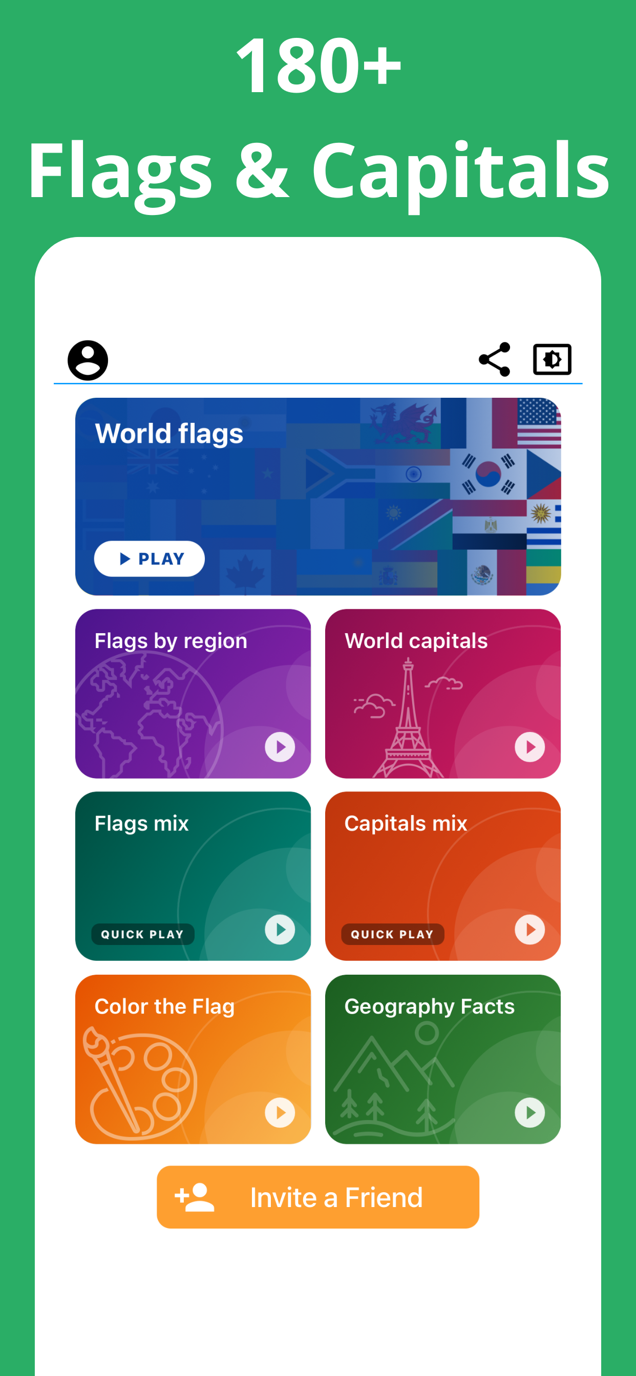 Flags & Capitals of the World