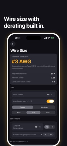 Electrician Calculator Toolkit Screenshot 2 of 6