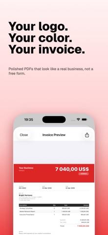 Invoice Maker: AI PDF Billing Screenshot 5 of 10