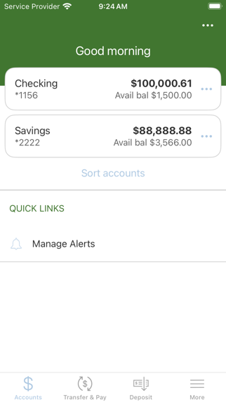 Liberty Bank and Trust Company Screenshot