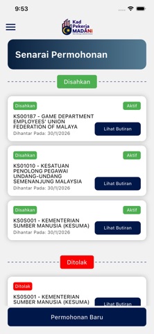 Kad Pekerja Madani screenshot