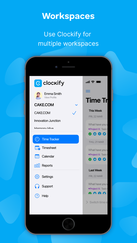 #6. Clockify Time Tracker (iOS) 由: CAKE.com