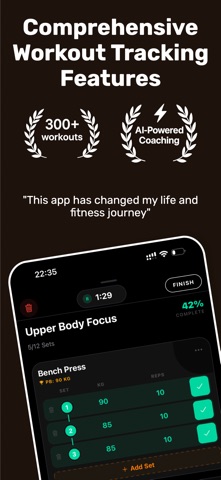 GainMatrix: AI Workout Tracker Screenshot 1 of 8