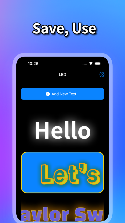 #4. LED Banner, Scroller (iOS) 由: Space Node Co., Ltd.