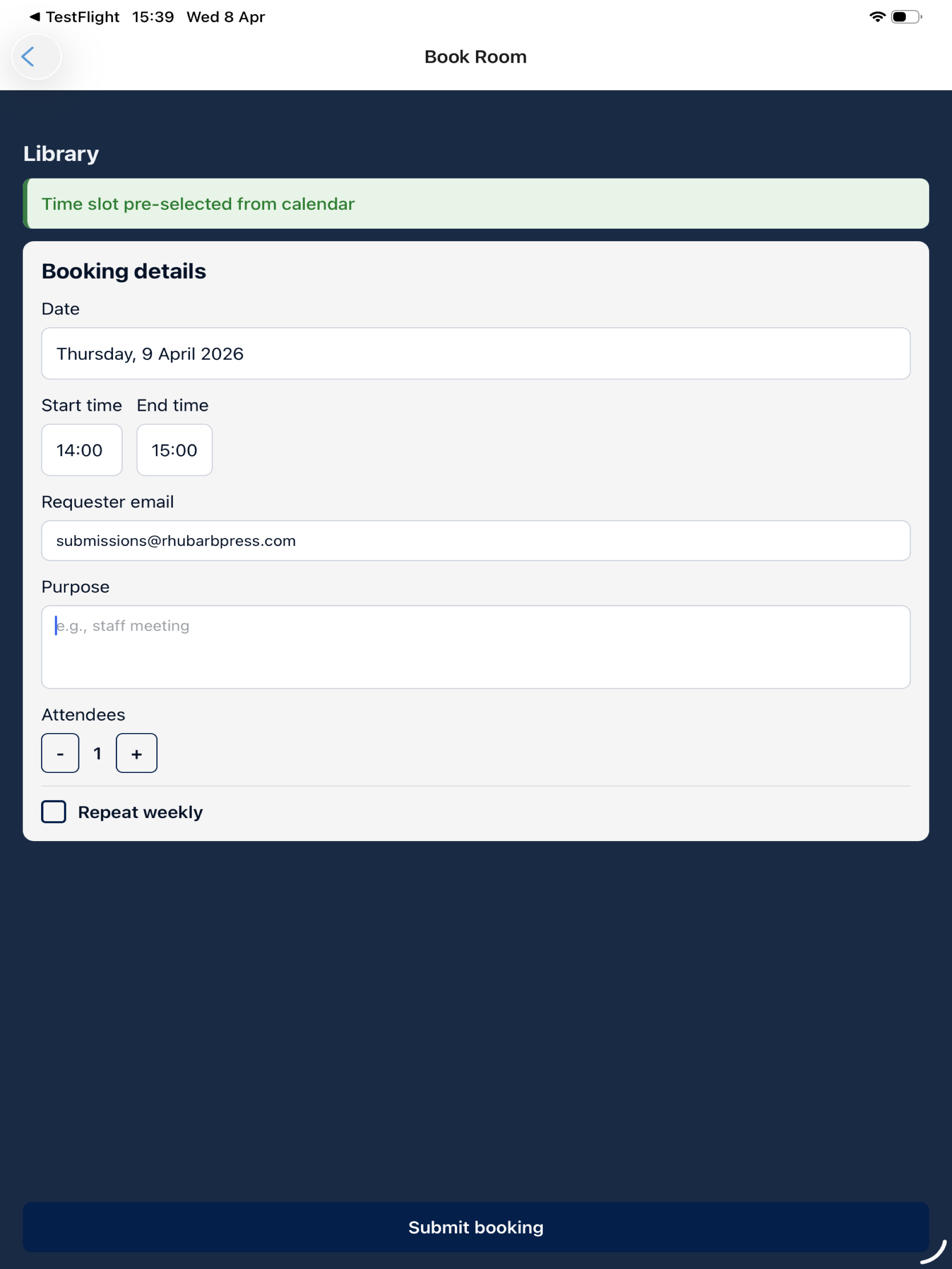 Book My Room - Meeting Rooms screenshot 10