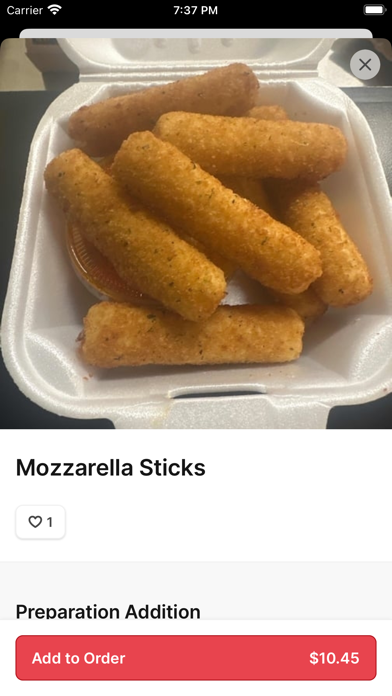 Pizza Time To Go iPhone screenshot 4 - Food & Drink app