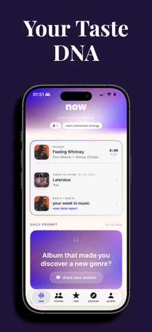 Fig - Music Taste Identity iPhone screenshot