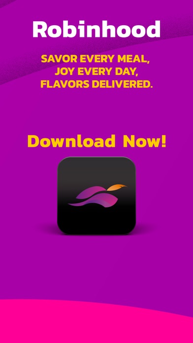Robinhood: Food Delivery app Screenshot