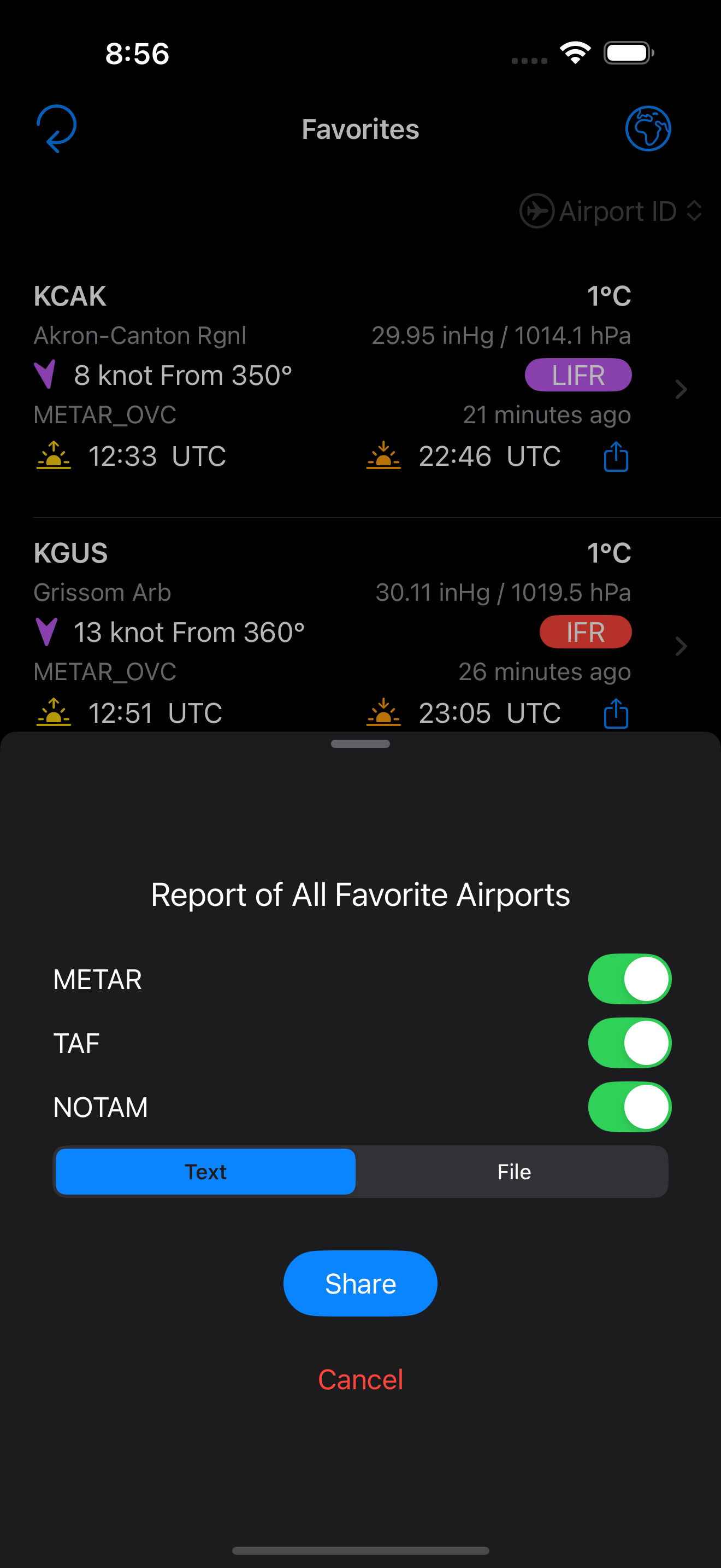 Flight Aviation Weather - WX