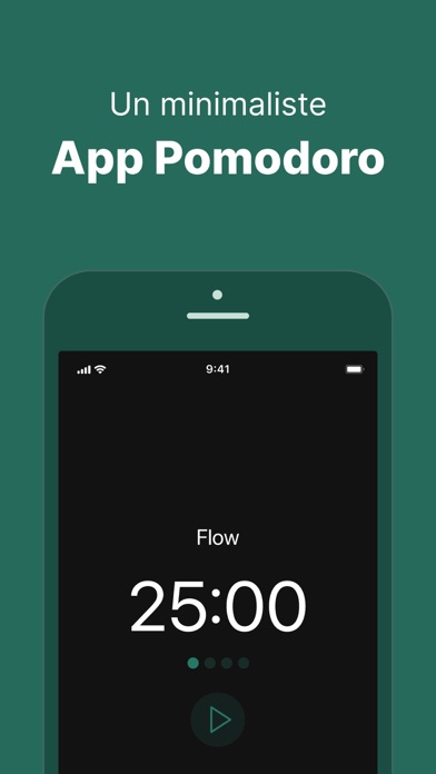 Screenshot #1 pour Flow - Minuteur Pomodoro