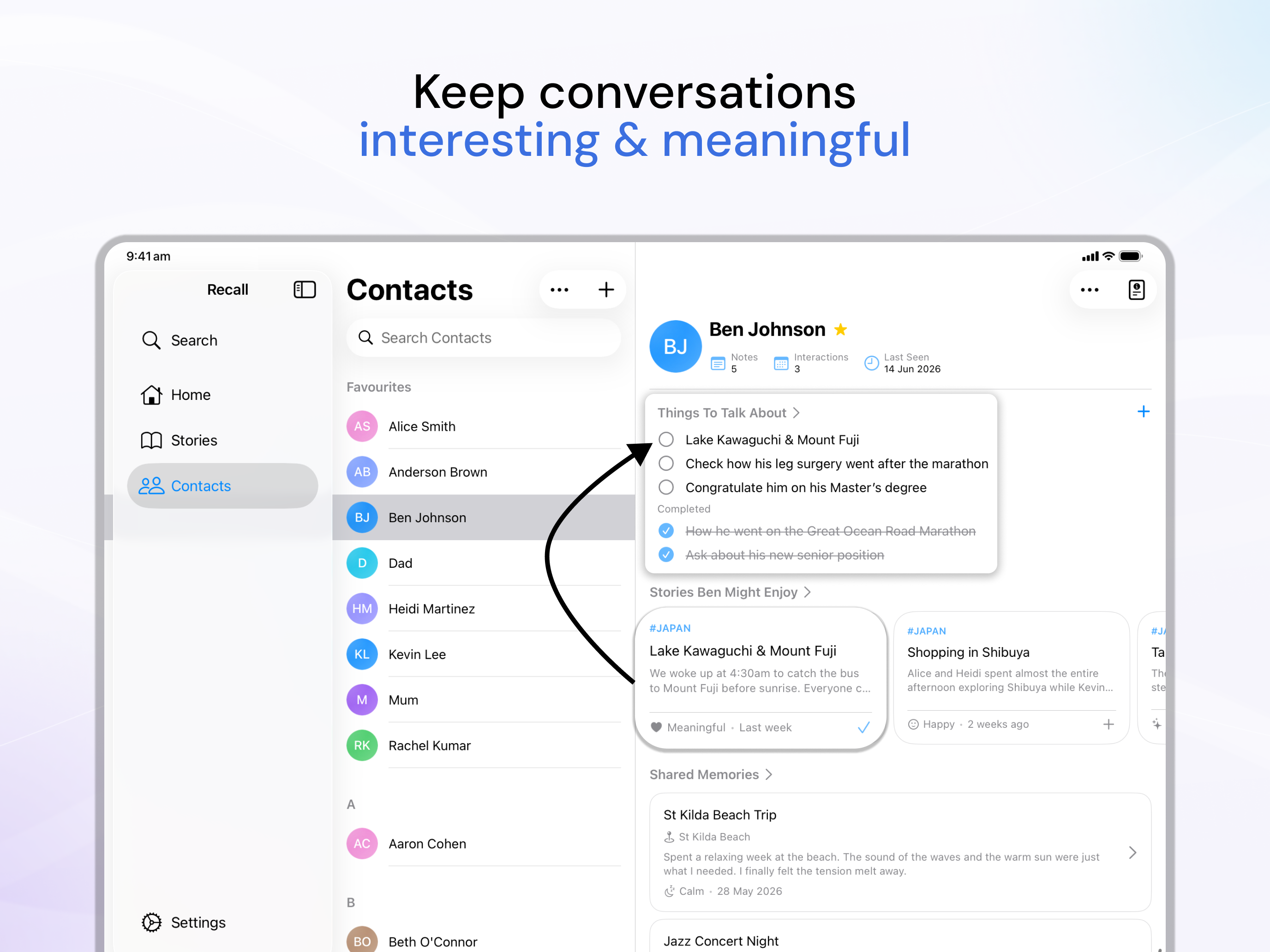 Recall: Better Conversations screenshot 12
