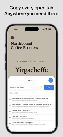 Tabports screenshot