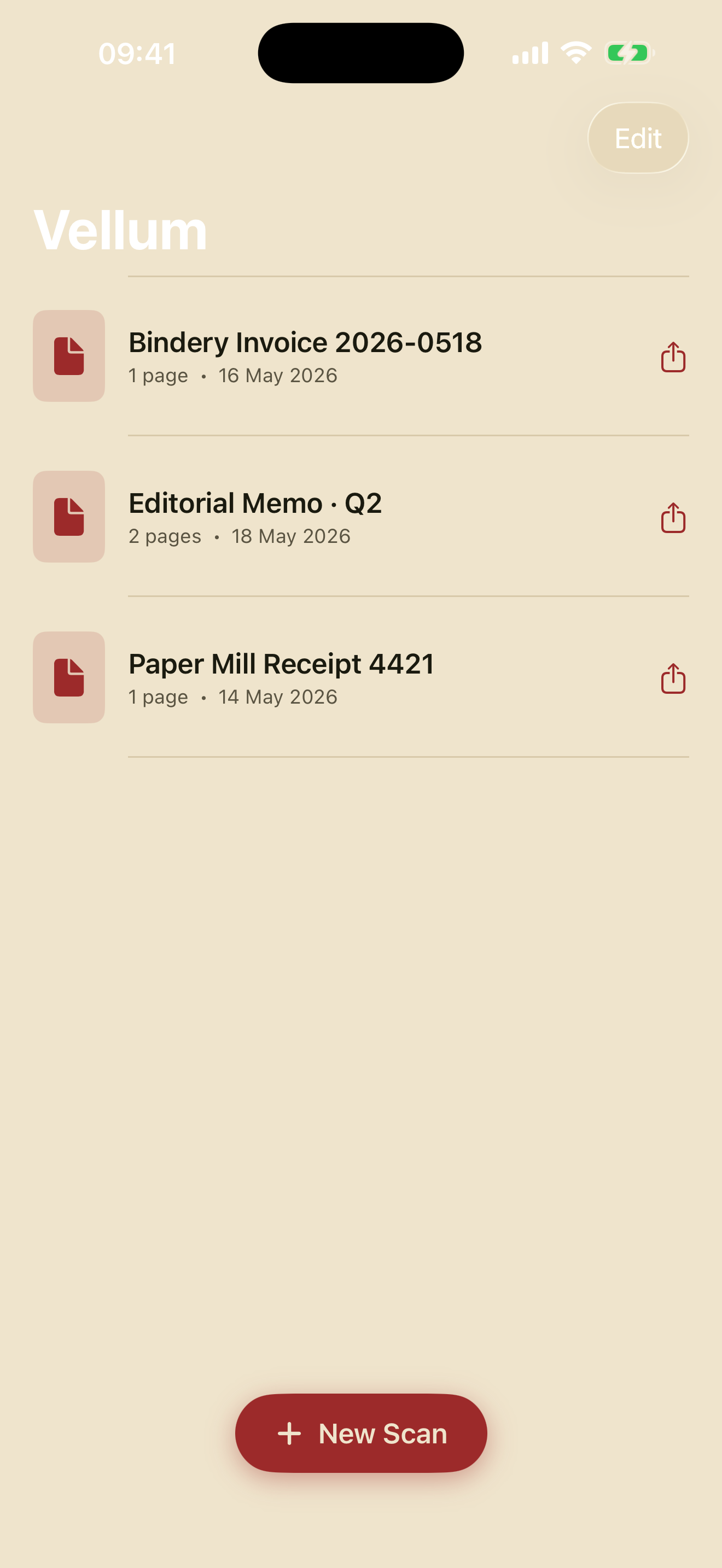 Vellum Scanner screenshot 2