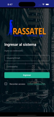 Rassatel Rastreo Satelital iPhone screenshot