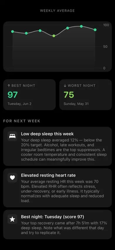Current: Recovery Score screenshot 4
