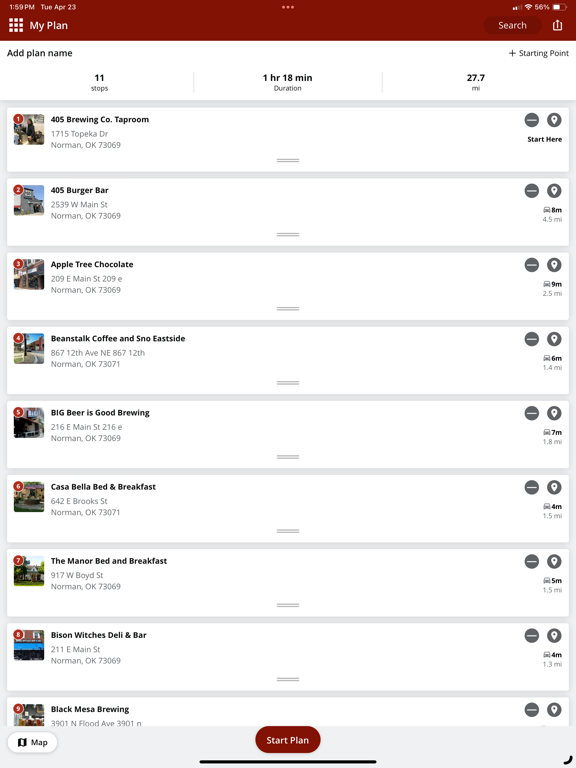 VisitNorman iPad screenshot 8 - Travel app