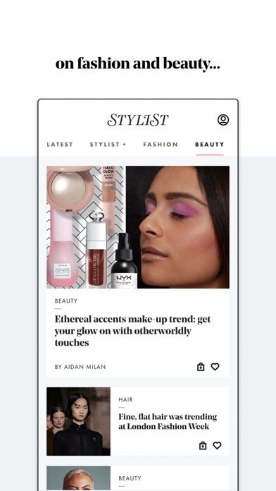 Stylist: Fashion, Beauty, News Screenshot