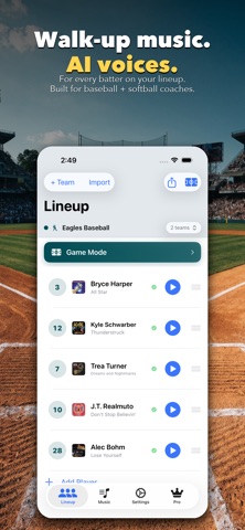 OnDeckDJ: Walk Up Songs iPhone screenshot