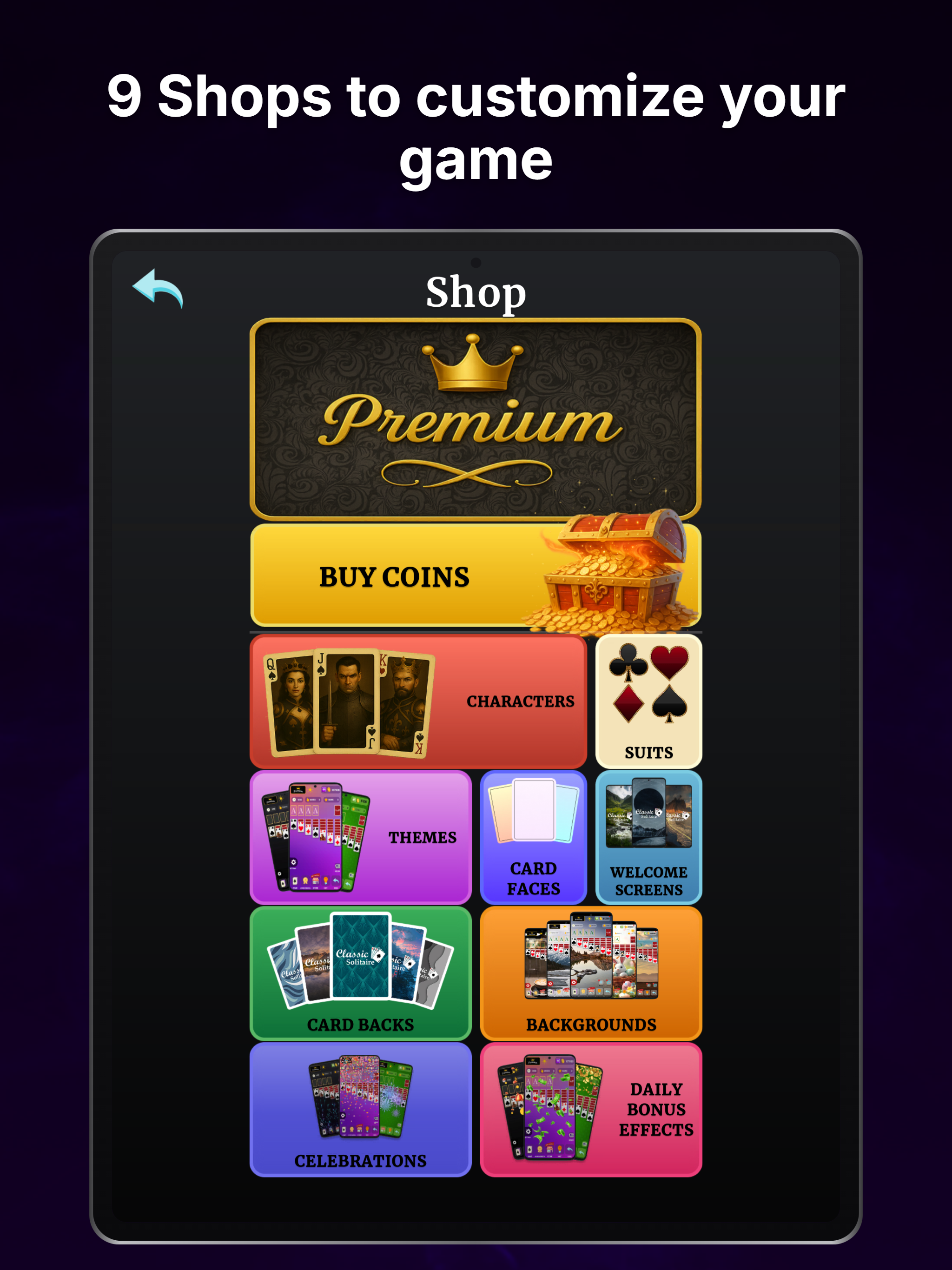 Classic Solitaire - Dark Mode screenshot 9