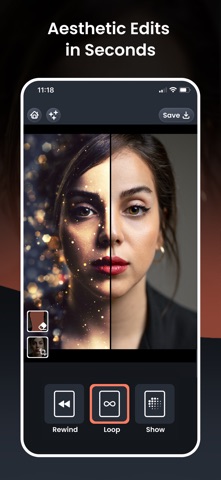 Picadelic AI Effects in Motion iPhone screenshot